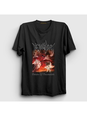 Presmono Unisex Siyah Dawn Of Possession Metal Immolation T-Shirt