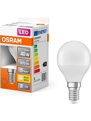 Esranın Dünyası 4.9W E14 Duy Sarı Işık Ampul, Enerji Tasarruflu