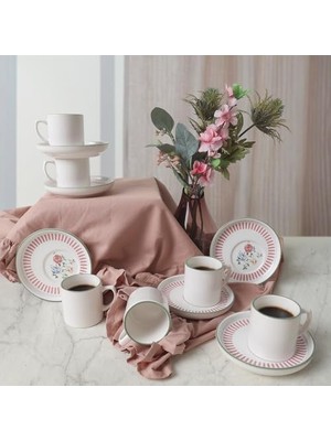 Rose Kahve Takımı 12 Parça 6 Kişilik 22910-12