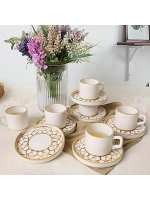 Worn Stackable Çay Takımı 12 Parça 6 Kişilik 22968-23057