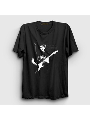 Presmono Unisex Siyah Andrew Latimer Rock Camel T-Shirt