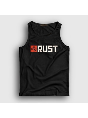 Presmono Unisex Siyah Logo Oyun Rust Atlet