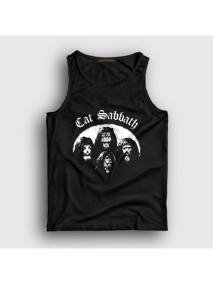 Presmono Unisex Siyah Poster Metal Black Sabbath Atlet