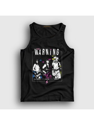 Presmono Unisex Siyah Poster Rock The Warning Atlet