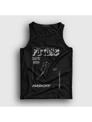 Presmono Unisex Siyah Super Hero Maskoff Future Atlet