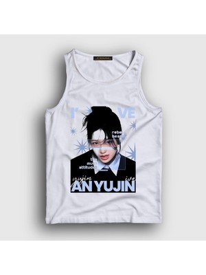 Presmono Unisex Beyaz An Yujin Rebel K-Pop Ive Atlet