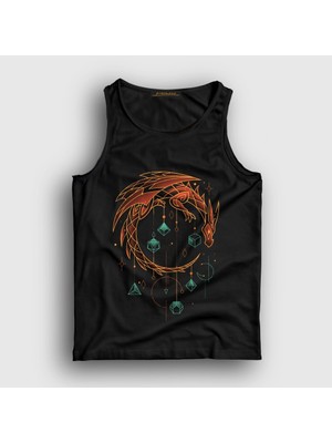 Presmono Unisex Siyah Cool Dungeons And Dragons Atlet