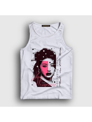 Presmono Unisex Beyaz Jang Wonyoung V2 K-Pop Ive Atlet