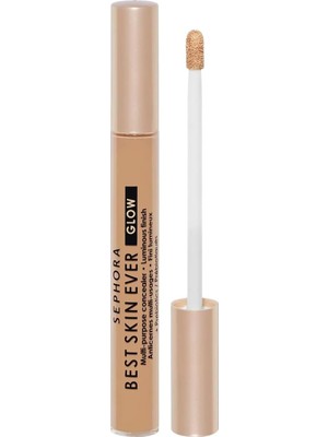 Sephora Best Skin Ever Glow Concealer-Gün Boyu Kalıcı Parlak-Işıltılı Bitişli Kapatıcı 7ml, 28 Camel