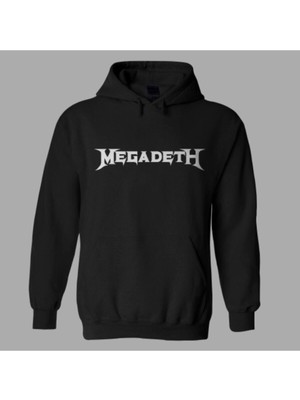 Tarzsokak Oversize Megadeth Siyah Hoodie
