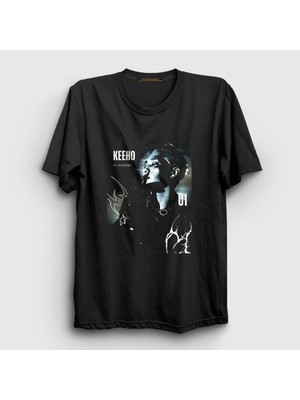 Presmono Unisex Siyah Keeho K-Pop P1HARMONY T-Shirt