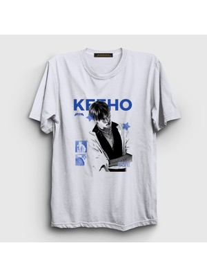 Presmono Unisex Beyaz Keeho Duh K-Pop P1HARMONY T-Shirt