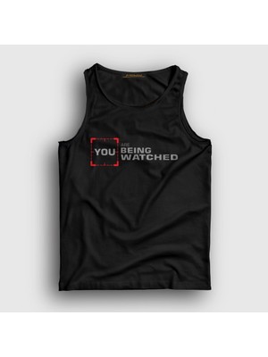 Presmono Unisex Siyah You Are Being Watched Person Of Interest Atlet