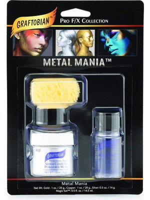 Graftobian 34058 Metal Mania Gümüş Makeup Kiti