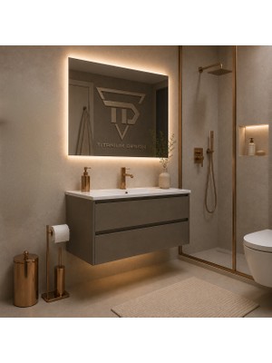 Rose Gold 5 li banyo Seti |ankastre Duş Seti, Lavabo Bataryası, Havluluk, Sıvı Sabunluk, Wc Fırçalık ve Çöp Kovası