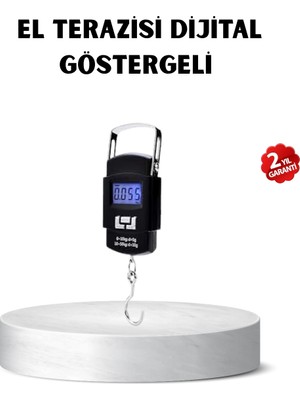 Fırsatkolik Mey Ithalat® Portatif Dijital El Kantarı – Bavul, Kargo ve Paket Tartı Cihazı 50 kg