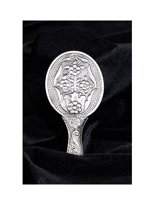 Turan DESIGN.925 Ayar Gümüş Mini Boy El Aynası