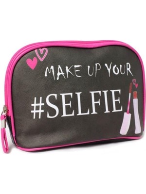 Nascita Eleganza Make-Up Selfie Yazılı Çanta