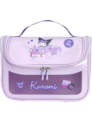Kuromi Temalı Dayanıklı Makyaj Seyahat Çantası
