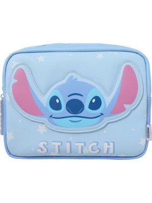 Lilo & Stitch Lisanslı Dayanıklı Kare Kozmetik Çantası (L) By Mınıso