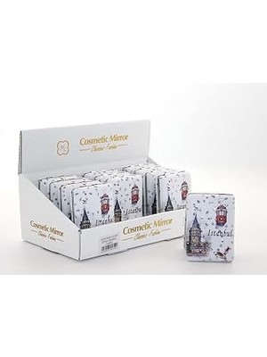 Taşlı Istanbul Tasarımı El Aynası Kalın