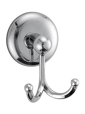 BADEM10 Vidalı Askılık Banyo Tuvalet Lavabo Havlu Bornoz Askısı Çatal Ikili Metal Askı Krom