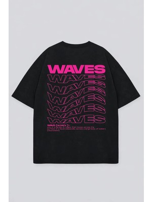 Vodexa T-Shirt Oversize Unisex %100 Pamuk Baskılı Rahat Kalıp Şık Premium Tişört