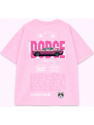 Vodexa Unisex Oversize Tişört %100 Pamuklu Baskılı T-Shirt Rahat Kalıp Günlük Şık Kombin