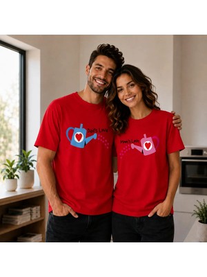 Vodexa Ünisex Oversize T-Shirt Dads Love Baskılı %100 Pamuk Tişört Rahat Kalıp (Tekli Satılmaktadır)