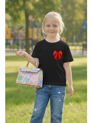 Vodexa 23 Nisan Çocuk Tişört Unısex (Kız-Erkek) %100 Pamuk Baskılı Rahat Kalıp Günlük Bayram T-Shirt