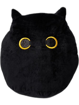 Ecrou Kara Kedi Yastık 35 cm Siyah One Size