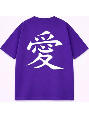 Vodexa T-Shirt Oversize Unisex %100 Pamuk Baskılı Rahat Kalıp Şık Premium Tişört