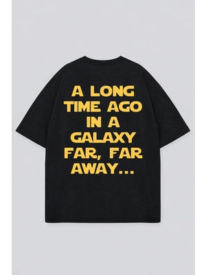 Vodexa T-Shirt Oversize Unisex %100 Pamuk Baskılı Rahat Kalıp Şık Premium Tişört