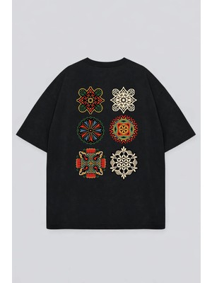 Vodexa T-Shirt Oversize Unisex %100 Pamuk Baskılı Rahat Kalıp Şık Premium Tişört