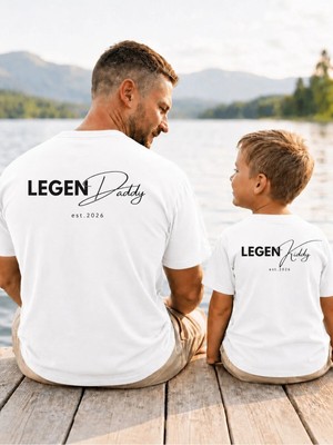 Vodexa Baba Çocuk Oversize Tişört Legen Baskılı (Tekli Satılmaktadır)