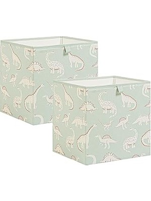 Ocean Home Textile 2'li Çocuk Odası Dinozor Kutu Set 33 x 30 x 33 cm