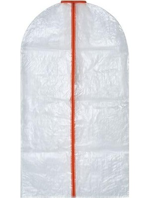 Ikea Pärkla Elbise Kılıfı, Polipropilen, Beyaz-Turuncu, 105X60 cm