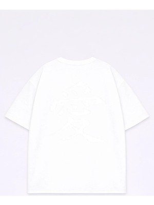 Vodexa T-Shirt Oversize Unisex %100 Pamuk Baskılı Rahat Kalıp Şık Premium Tişört