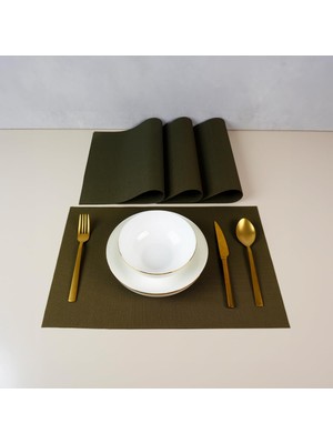 Maxstyle Harmony Pine 4 Parça Amerikan Servis 30X45 cm