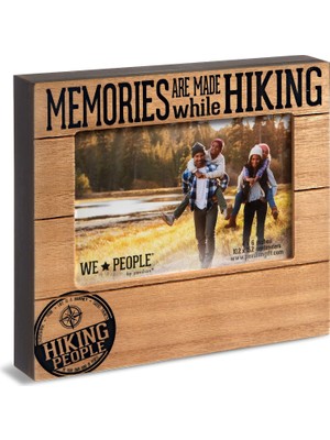 Pavilion - Memories Are Made While Hiking - 4 x 6 Inç Resim Çerçevesi Kahverengi