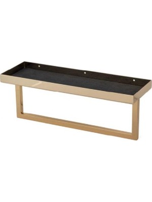System Banyo Havlu Rafı Gold Renk 155X133X403 mm