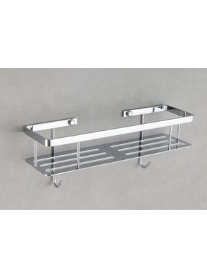 System Banyo Duş Raf Sistemi Krom Renk 152X112X402 mm