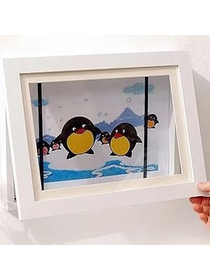 Çocuk Resim Sanat Çerçevesi – Mıknatıslı Kapaklı, Duvara Asılabilir, Etkinlik Sergileme Çerçevesi, Çocuk Çizimleri Için Katlanabilir Çerçeve, A4 (Beyaz)