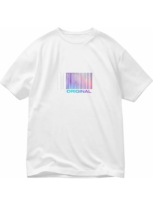 Vodexa Oversize T-Shirt Begin Baskılı %100 Pamuk Tişört Rahat Kalıp
