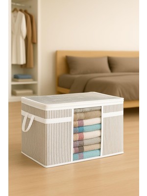 Pazar Kapısı Pencereli Yastık Kazak Hurç Organizer Düzenleyici (45 x 40 x 30)
