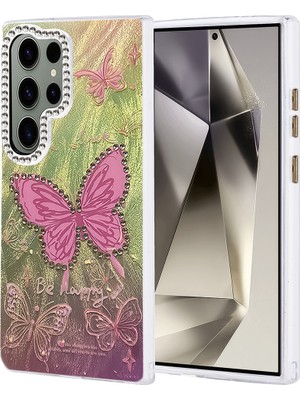 Fırsatkolik Galaxy S24 Ultra Kılıf Blade Aynalı Desenli Kapak - Desen 5