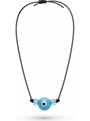 Clariss Handmade Bohem Açık Mavi Nazar Kolye