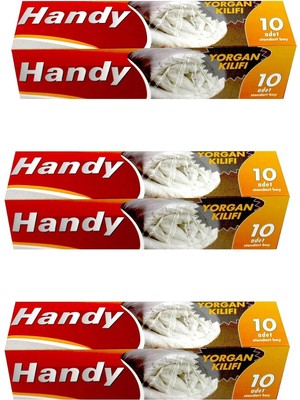 Handy Vakumsuz Şeffaf Yorgan Yastık Battaniye Nevresim Kılıfı Poşeti Torbası - 10 Adetlik 3 Kutu