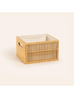Dalı Natural Bambu Sepet 27X22X17 cm