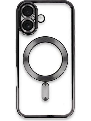 Fırsatkolik iPhone 16 Plus Kılıf Kross Magneticsafe Kapak - Siyah
